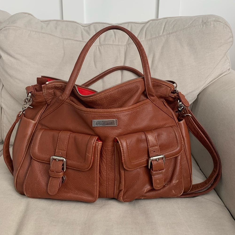 Lily Jade Leather Diaper Bag | Elizabeth (Retired)